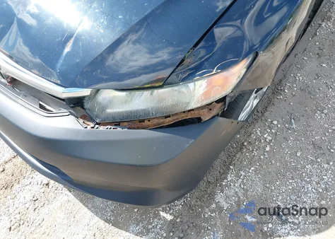 2012 Honda Civic Lx from USA, damaged, VIN 19XFB2F52CE013458